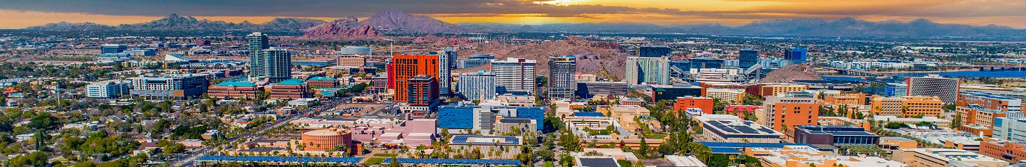 Aerial view of Tempe, Arizona