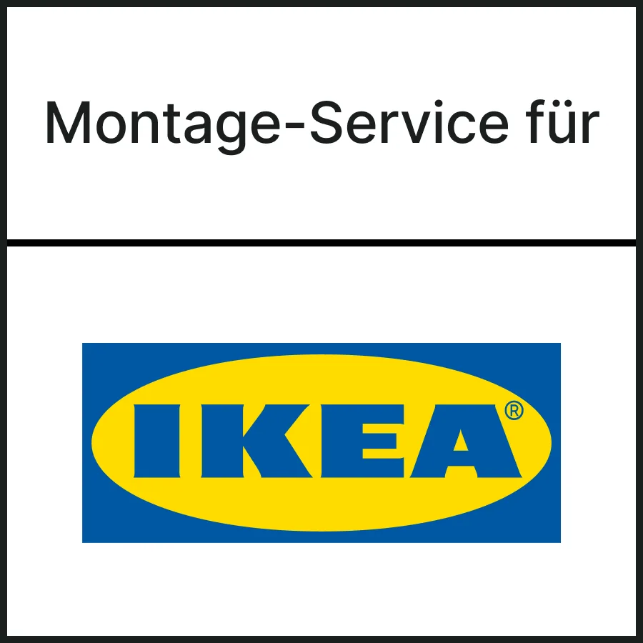 Logo für IKEA, das Taskrabbit als Möbelmontageanbieter zeigt