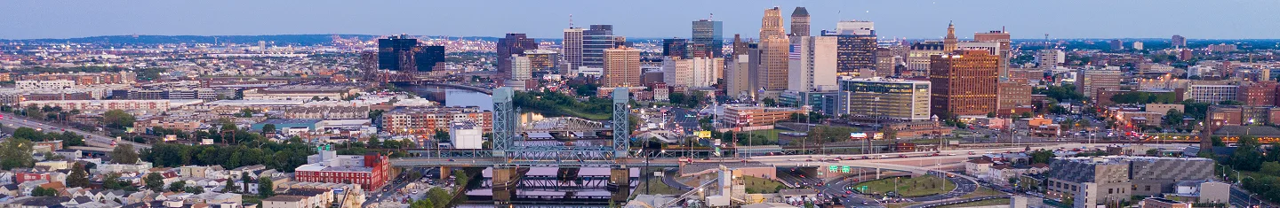 Aerial View of Newark, New Jersey