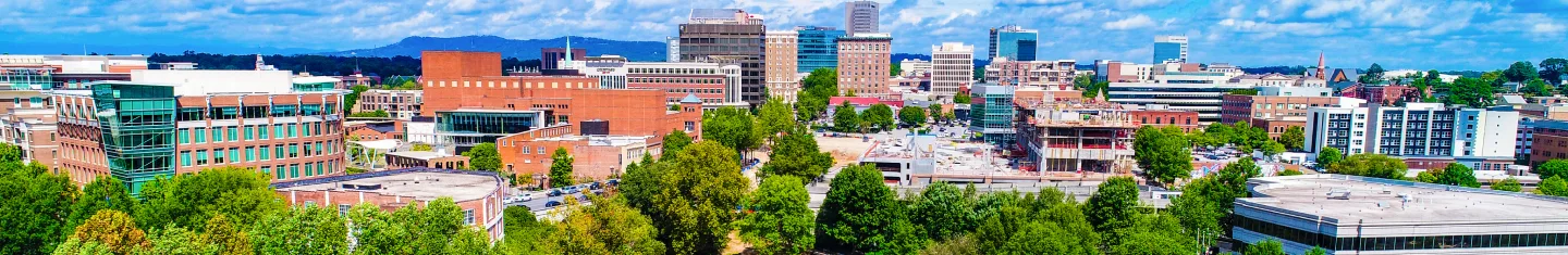 A picture of Greenville, SC