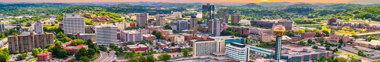 A picture of Knoxville, TN