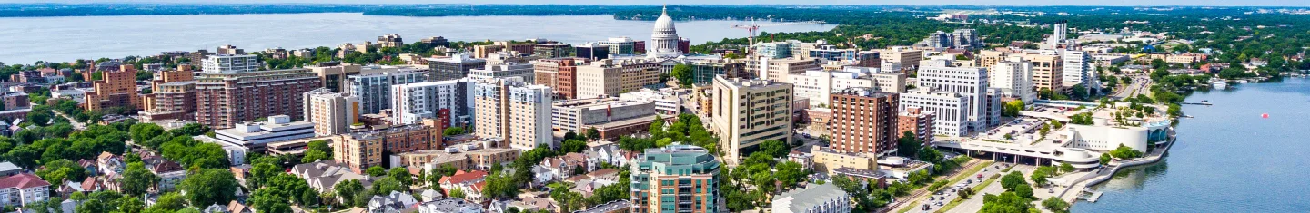 A picture of Madison, WI
