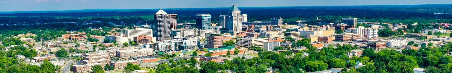 A picture of Greensboro, NC