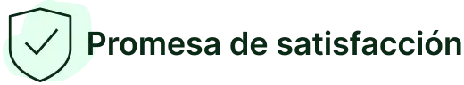 Logotipo de la Promesa de satisfacción de Taskrabbit en el que destaca la satisfacción del cliente garantizada
