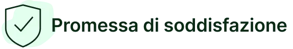 Il logo della Promessa di soddisfazione di Taskrabbit evidenzia la soddisfazione del cliente garantita