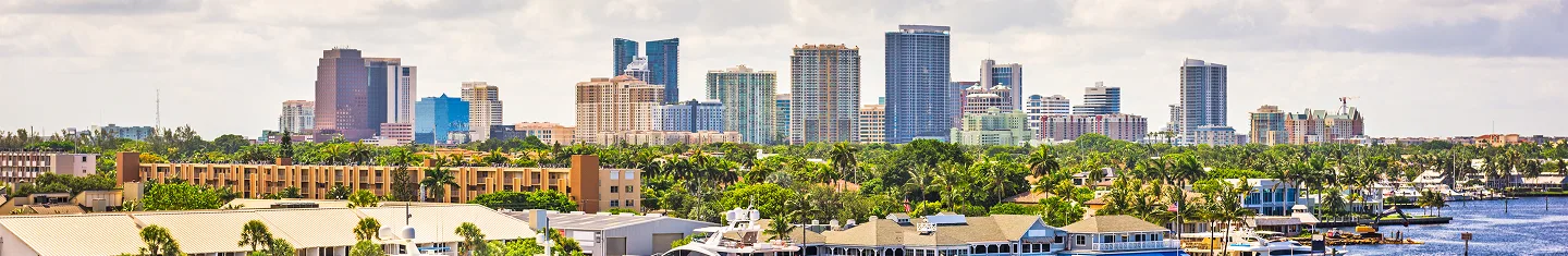 Aerial view of Fort Lauderdale