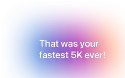 That was your fastest 5k ever