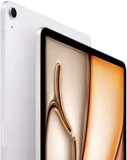 iPad Air, Purple colour, front exterior, back exterior, 12MP Wide back camera on top left corner