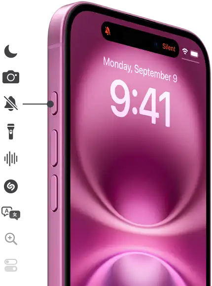Just press and hold the Action button on iPhone 16 to launch the action you want: Focus feature, Camera app, Silent mode, flashlight, Voice Memos, Shazam and more