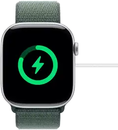 An almost fully charged Apple Watch Series 10