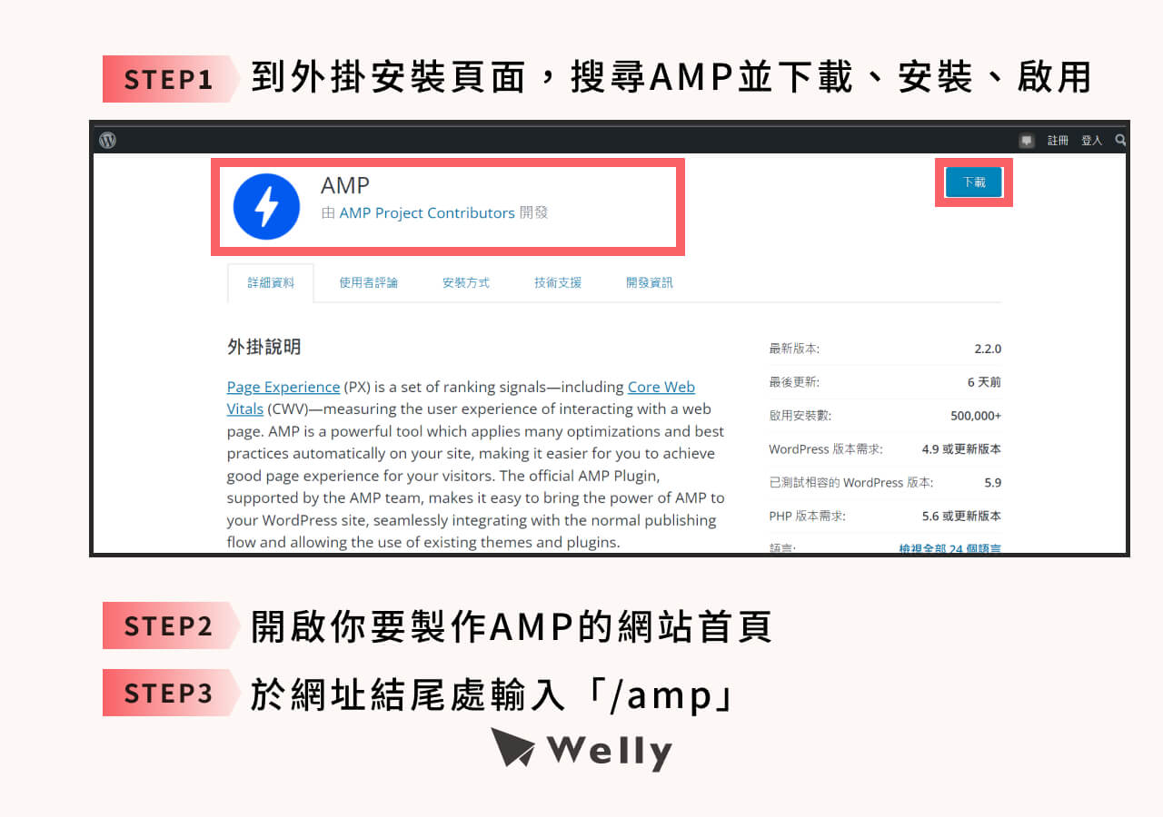 Wordpress AMP安裝方法
