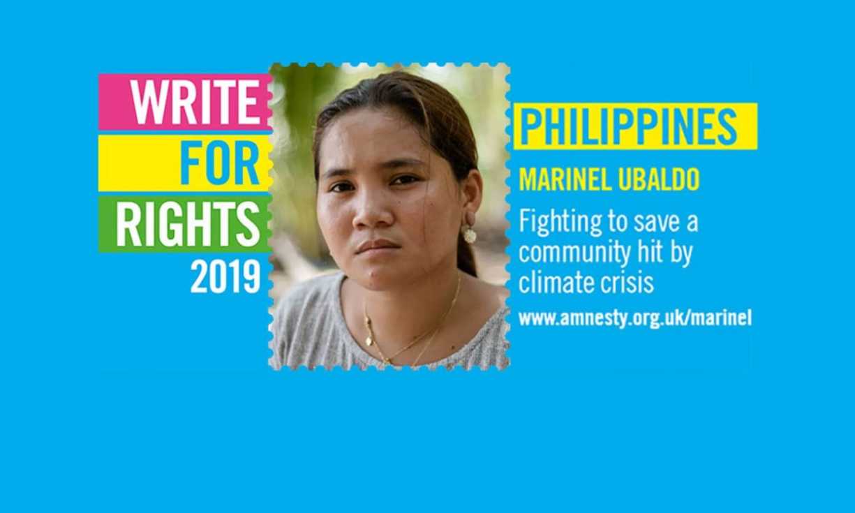 In 2019, Amnesty International UK's Write For Rights campaign asked people to take action for remarkable young people worldwide