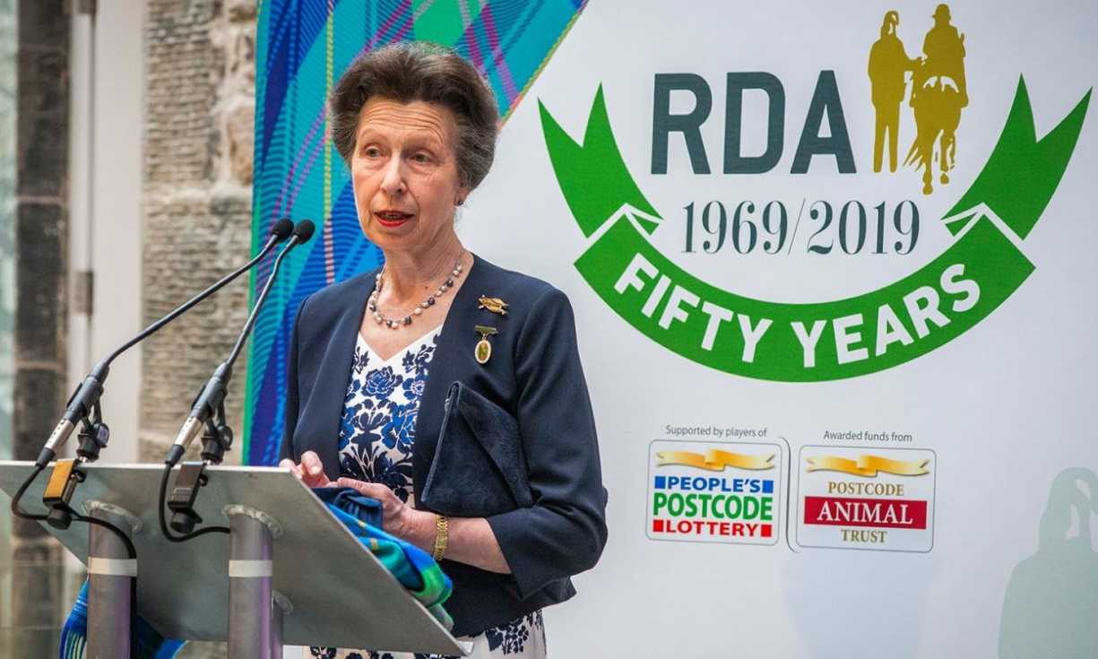 People's Postcode Lottery welcomed HRH Princess Royal as part of RDA's 50th year anniversary celebrations