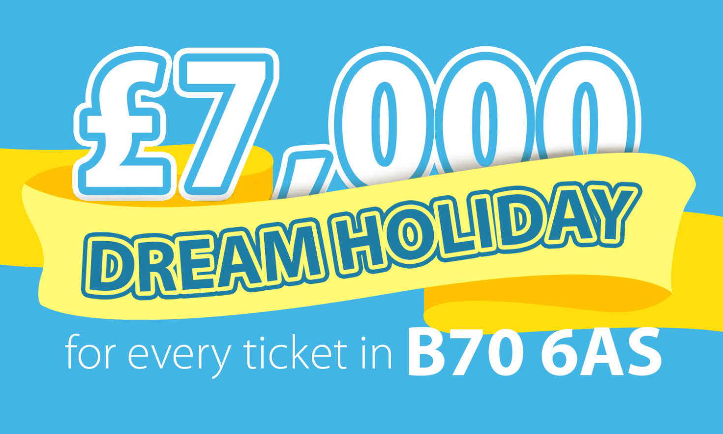 Lucky players in West Bromwich will be jetting off with the Dream Holiday prize