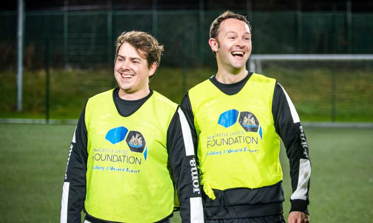Our players help Newcastle United Foundation to run volunteering programmes for young adults, Fit Club for over 50s, and the Newcastle Panthers Football Club