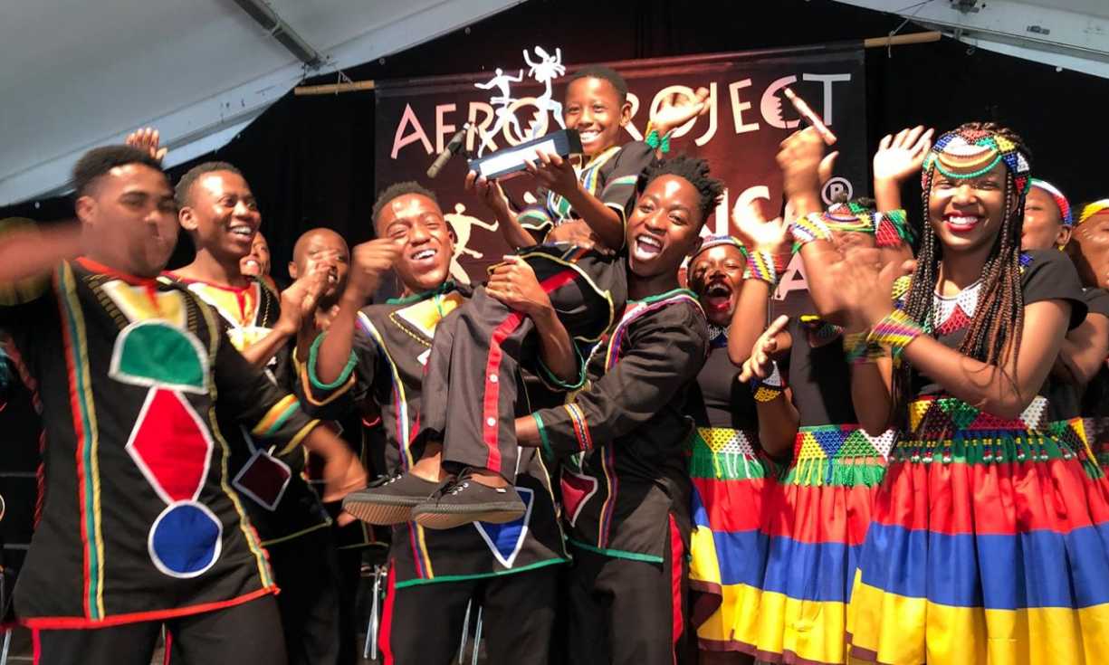 Last year, the choir received the African Music Award at Africa Festival Würzburg (image courtesy of Ndlovu Youth Choir website https://choir.africa/)