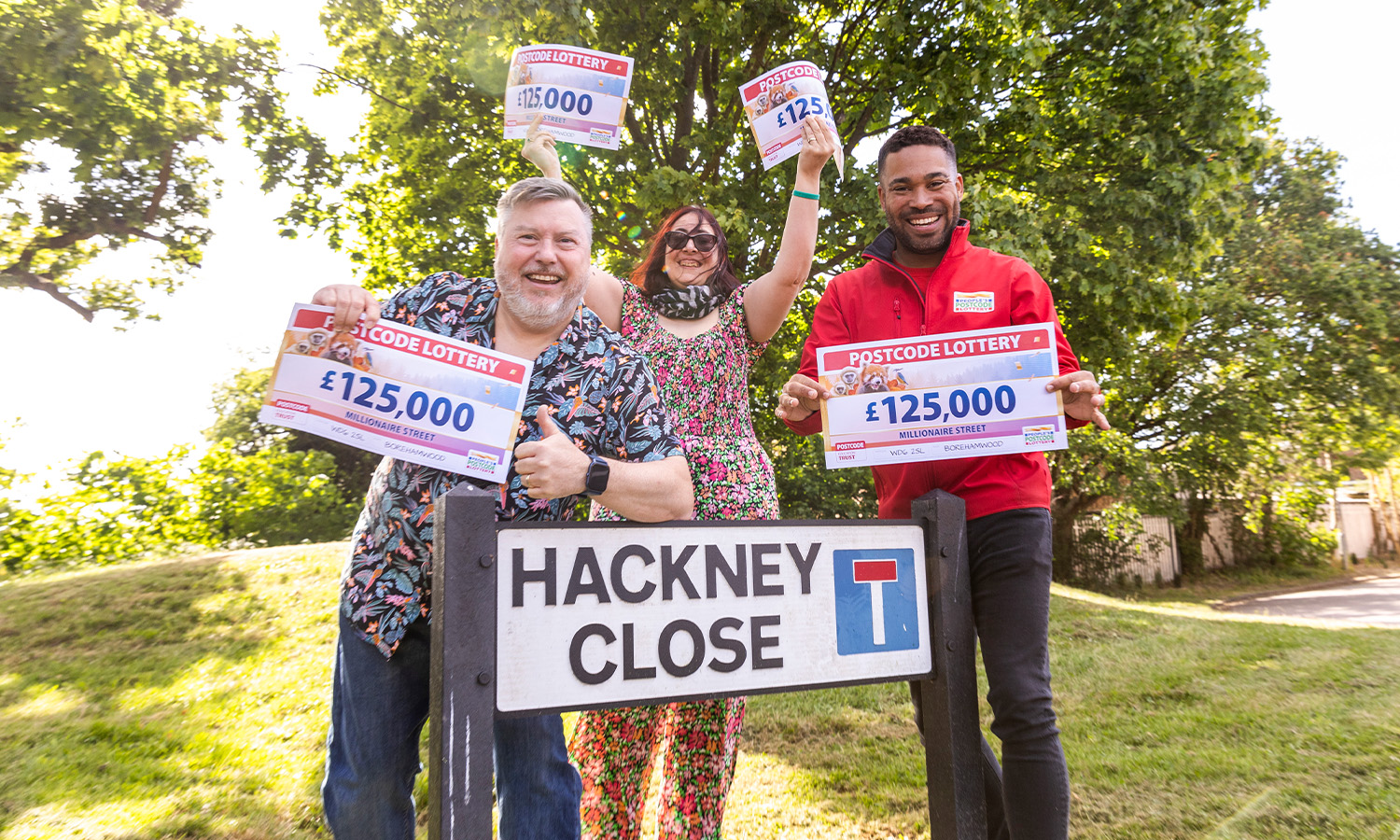 MILLIONAIRE STREET: Mark was one of five on Hackney Close to share £1 million