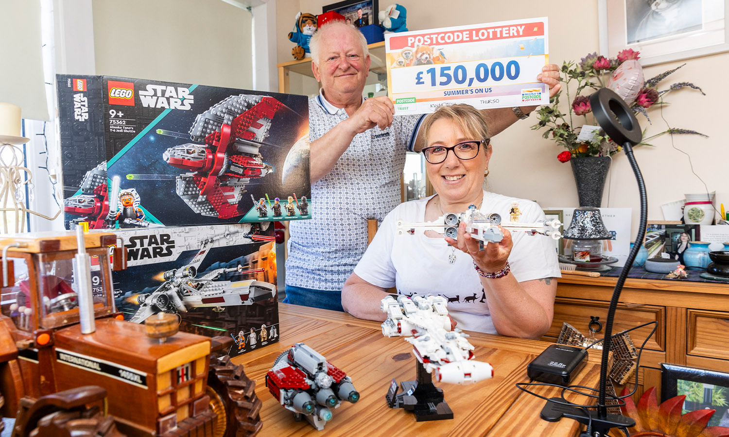 PAY THE FORCE BE WITH YOU: David will buy Star Wars goodies for wife Zoe