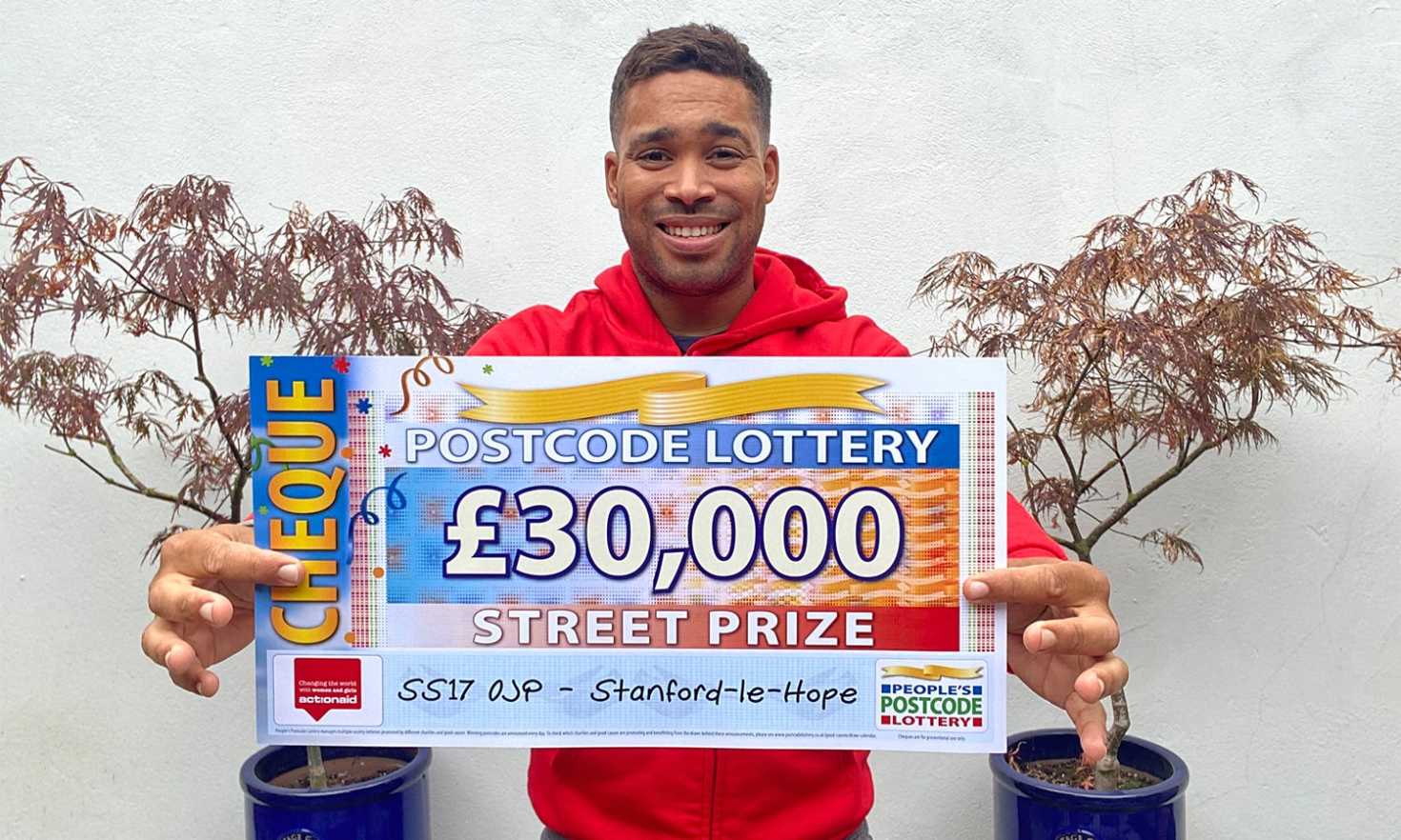 Danyl has a super £30,000 cheque for one winner in today's Street Prize