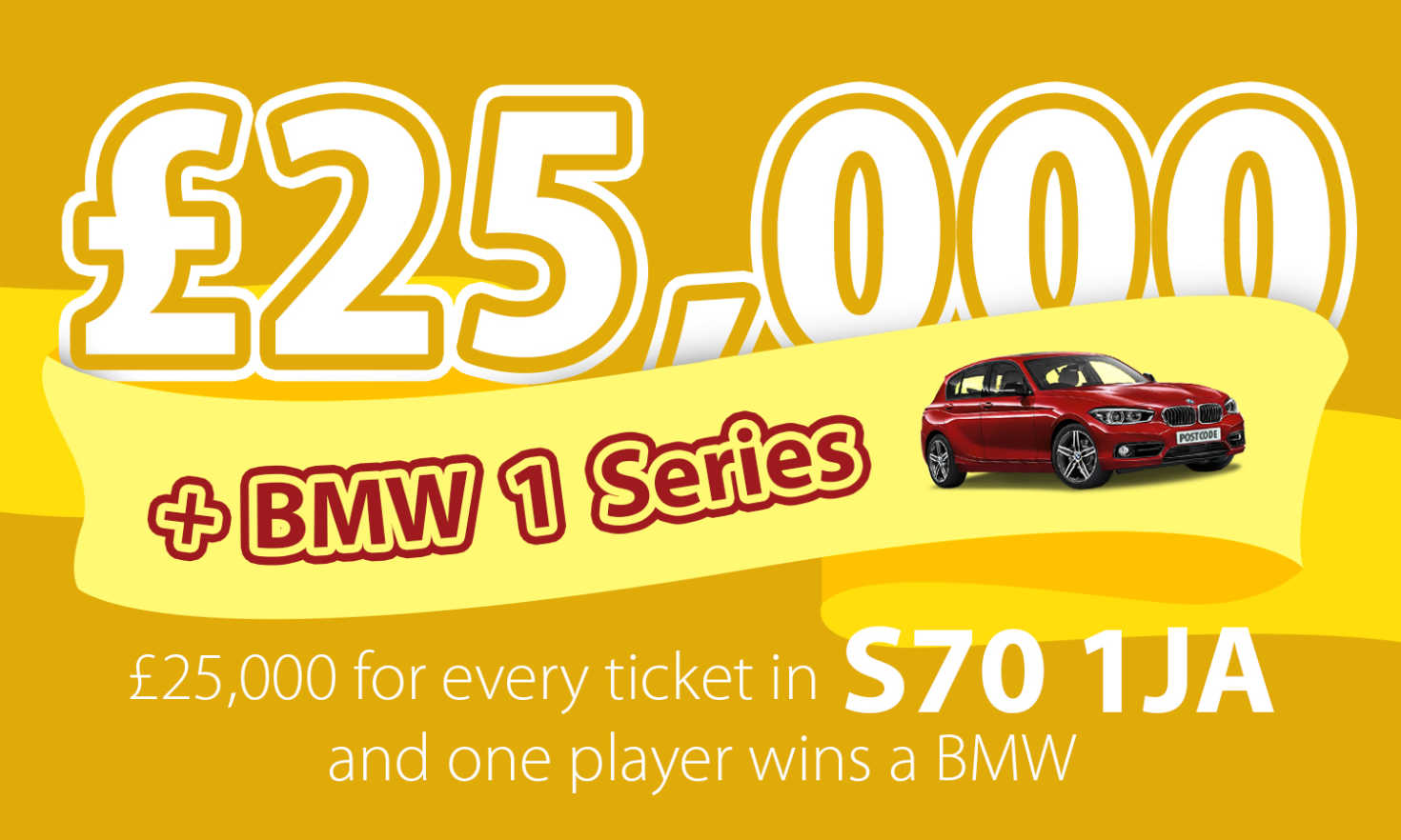 A lucky Barnsley player has won a fabulous £25,000 cash prize as well as a brand new BMW