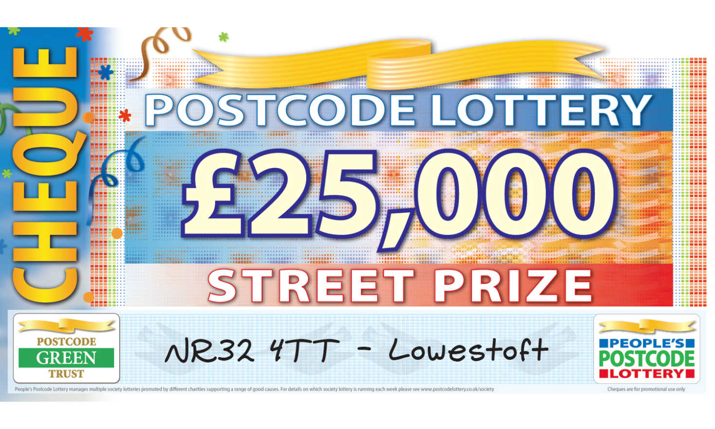 One lucky Lowestoft player has scooped £25,000 this weekend