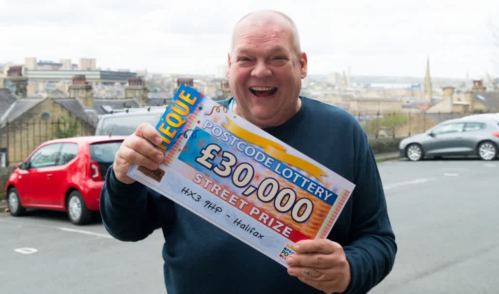 Lucky winner Ian finds out just how much he has won