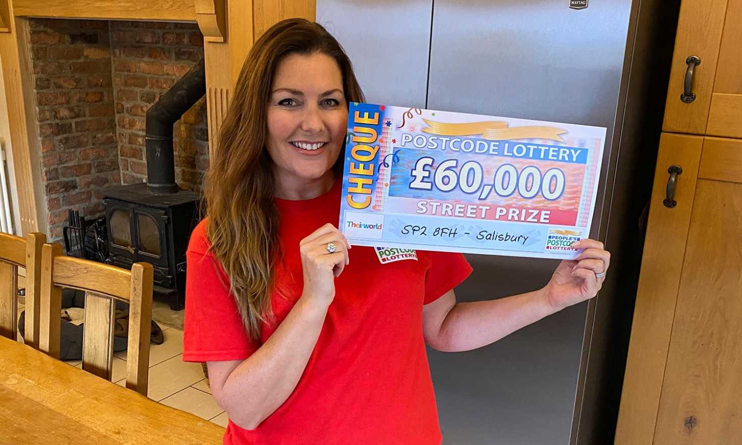 Judie has a staggering £60,000 cheque for one winner in today's #30KADAY Street Prize!