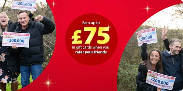 Postcode Lottery Cash Prizes Every Day | People's Postcode Lottery