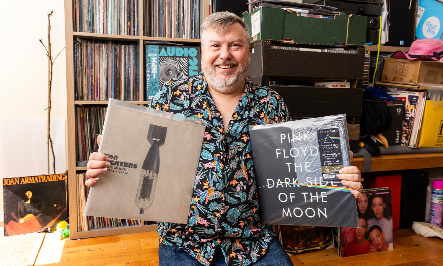 IN A SPIN: Musical Mark to transform his house to make room for more records