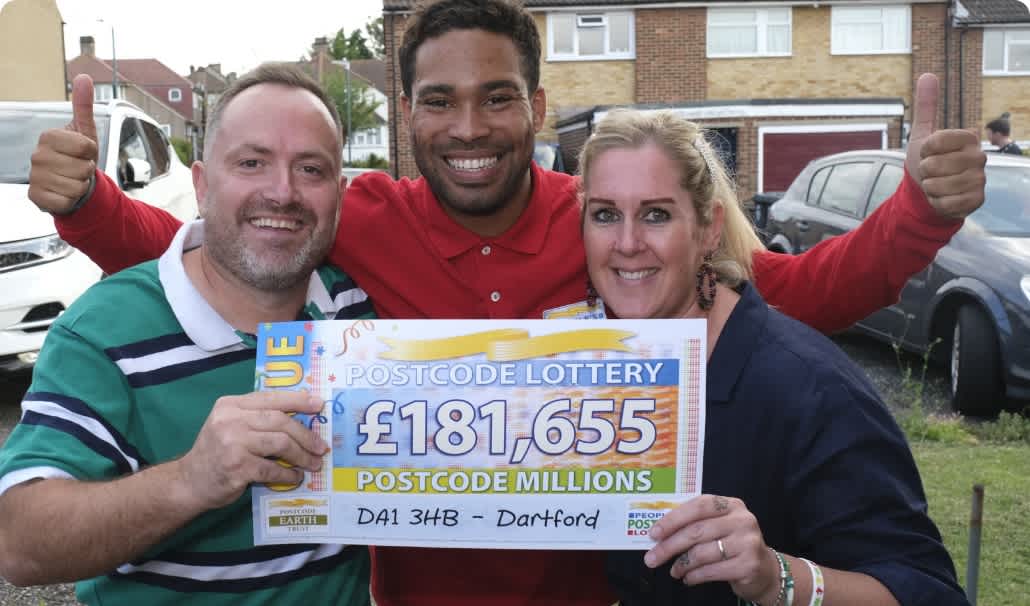 Danyl, Jeff and four big winners from our Dartford Millions
