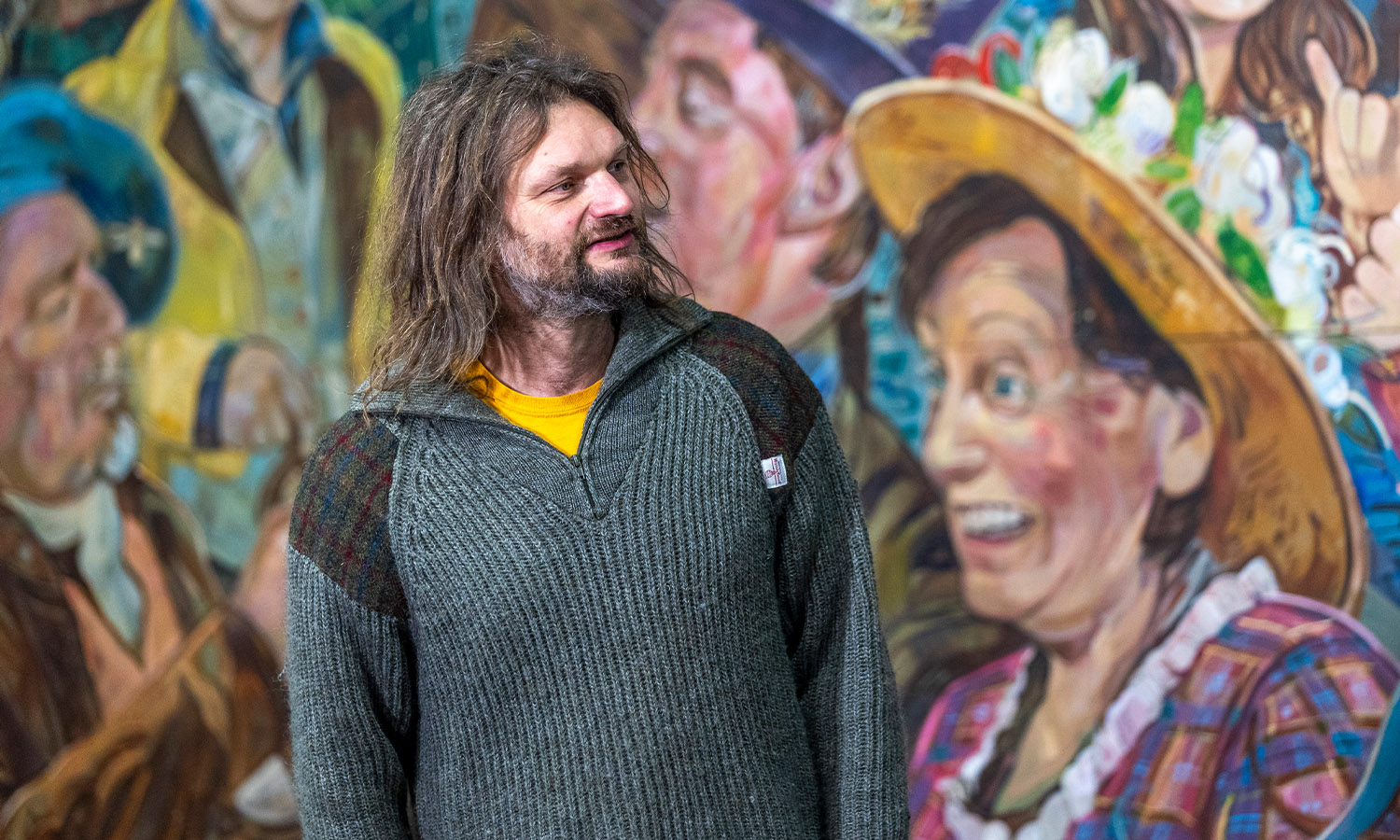 Tunnel vision: Artist Chris Rutterford is leading the project