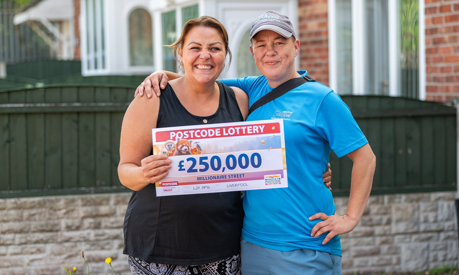 DREAM TEAM: Denise with partner Jo (right), who had vision of massive win