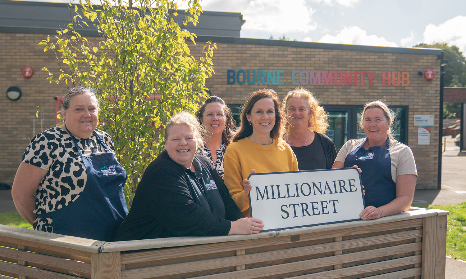 HAPPY HUB: Poole Communities Trust celebrate their funding award