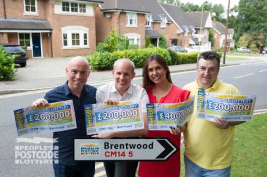 Four Brentwood winners collected an amazing £1 Million in prizes this weekend