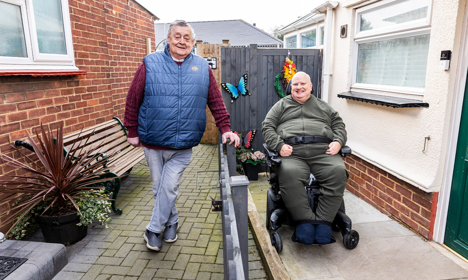 NEXT DOOR YAYBOURS: Neil and Steven celebrate together