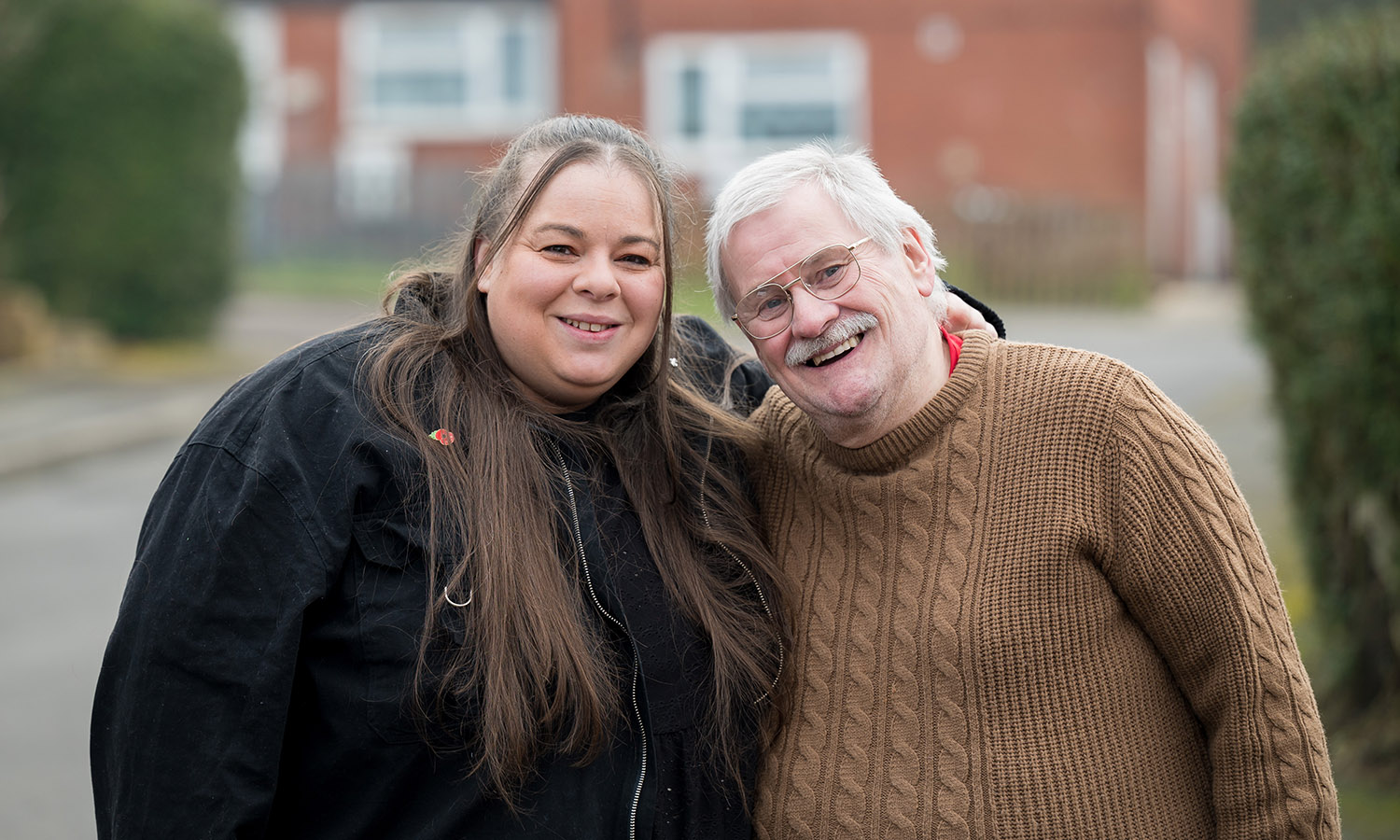 FAMILY FORTUNES: Sam and Peter were all smiles after their win