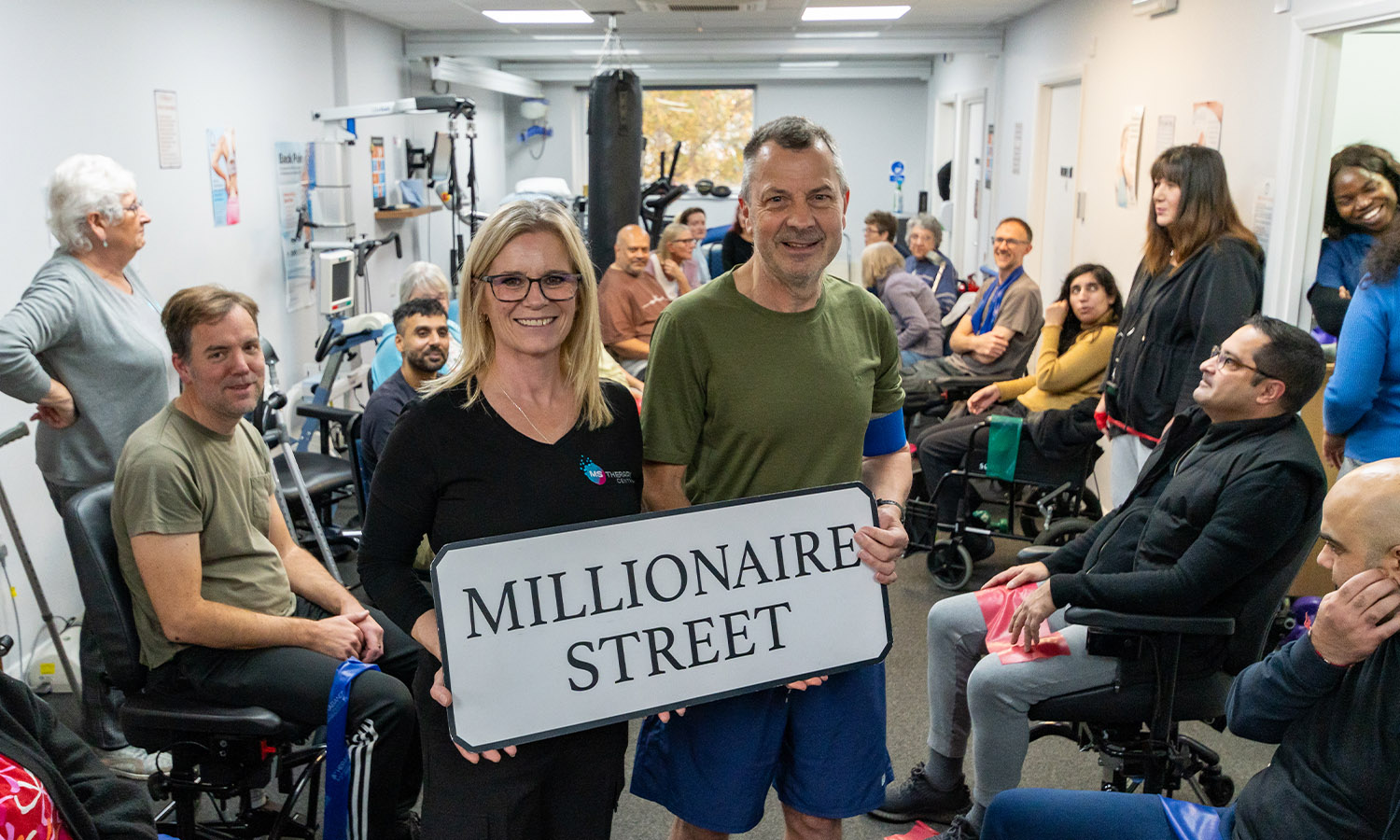 CENTRE OF EXCELLENCE: Josephine, Peter and the team's joy at their award