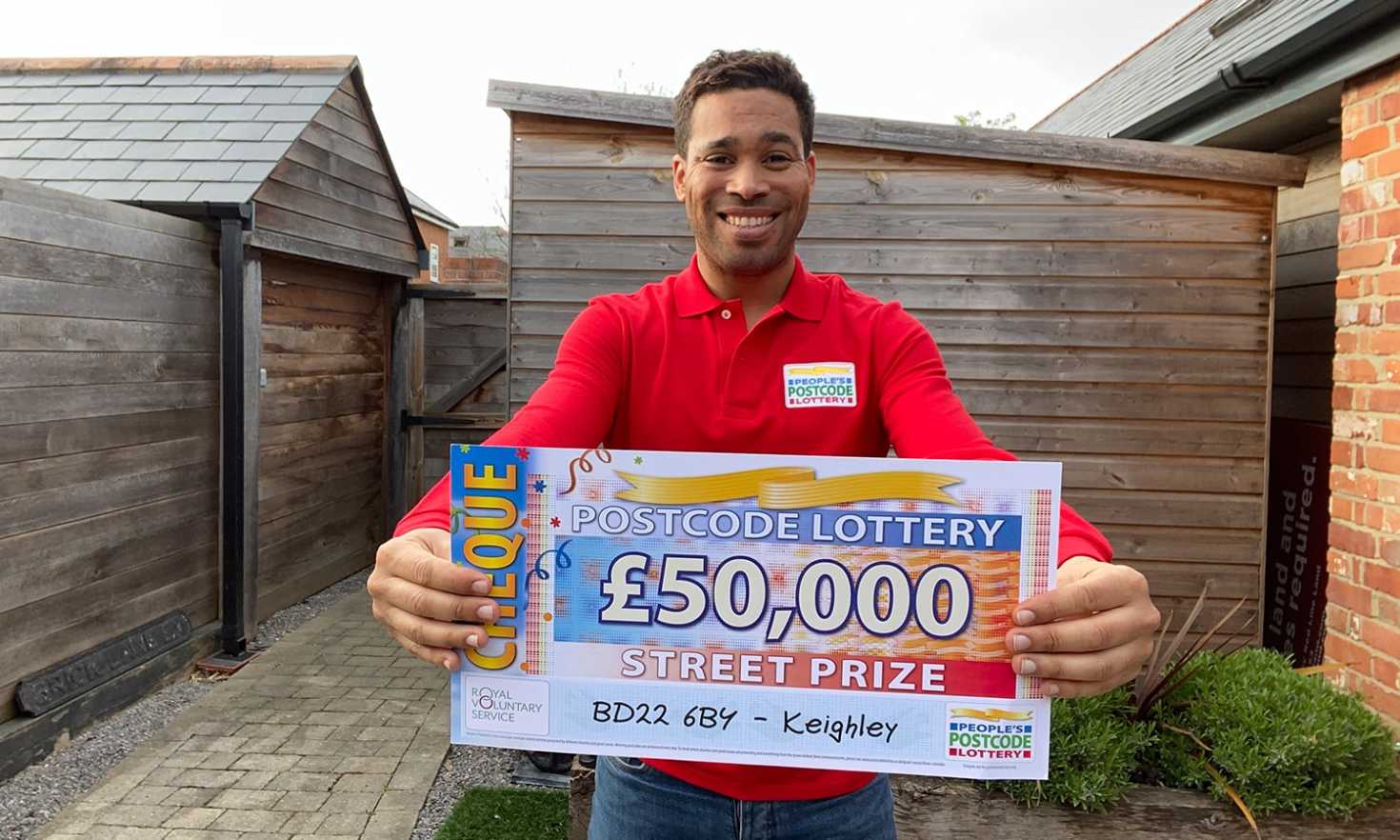 Danyl reveals a fantastic £50,000 prize for one lucky player in BD22 6BY