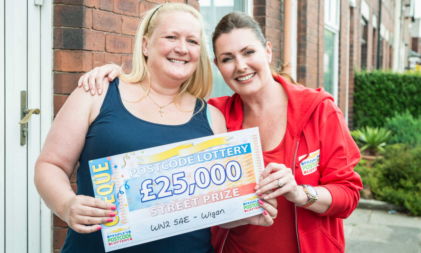 Wigan player Kerry Brown was stunned to win £25,000 this weekend