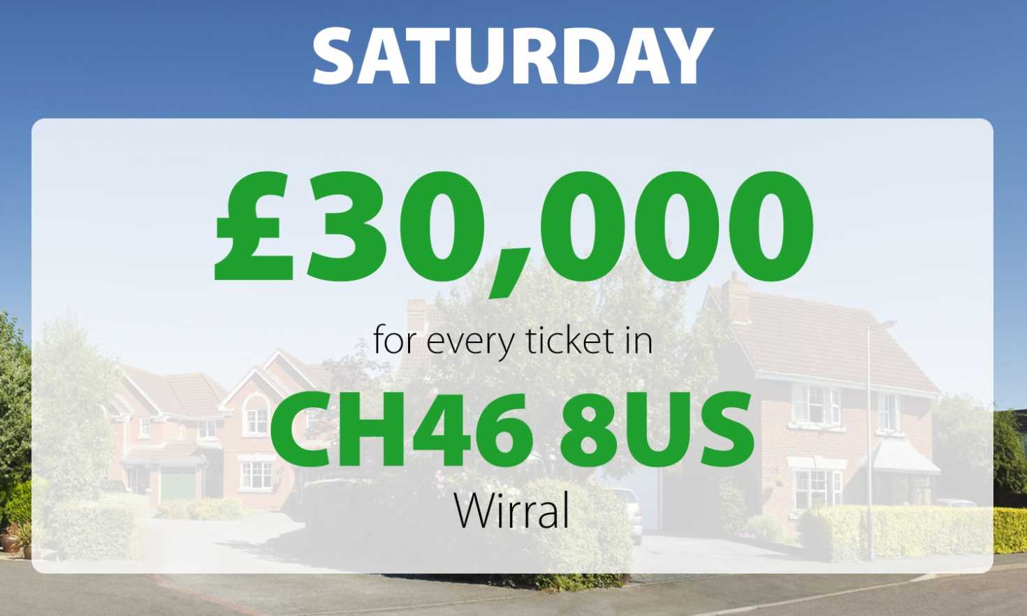 A Wirral winner has scooped £30,000 thanks to their postcode