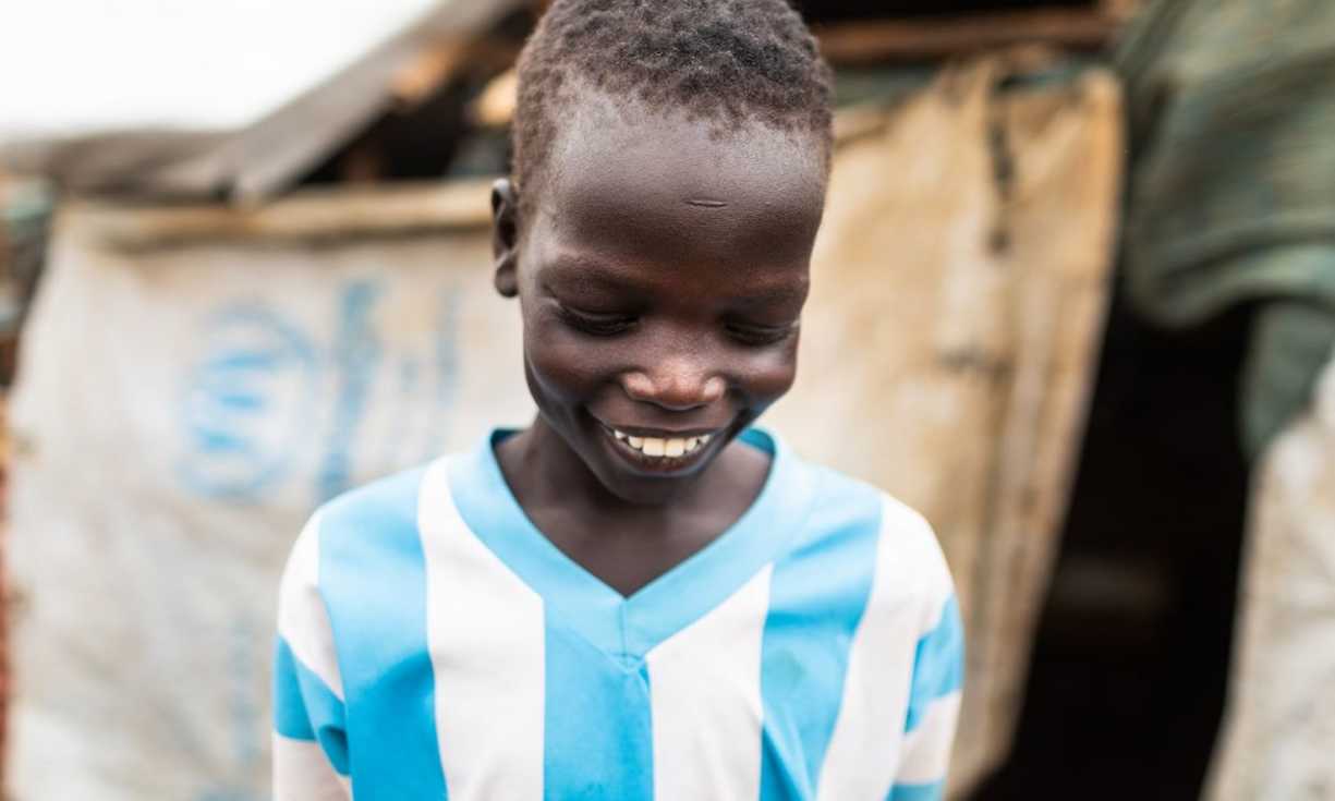 12-year-old Lim and his family walked for two months to find safety and refuge in Ethiopia (Photo credit: Plan International/Philipp Schütz)