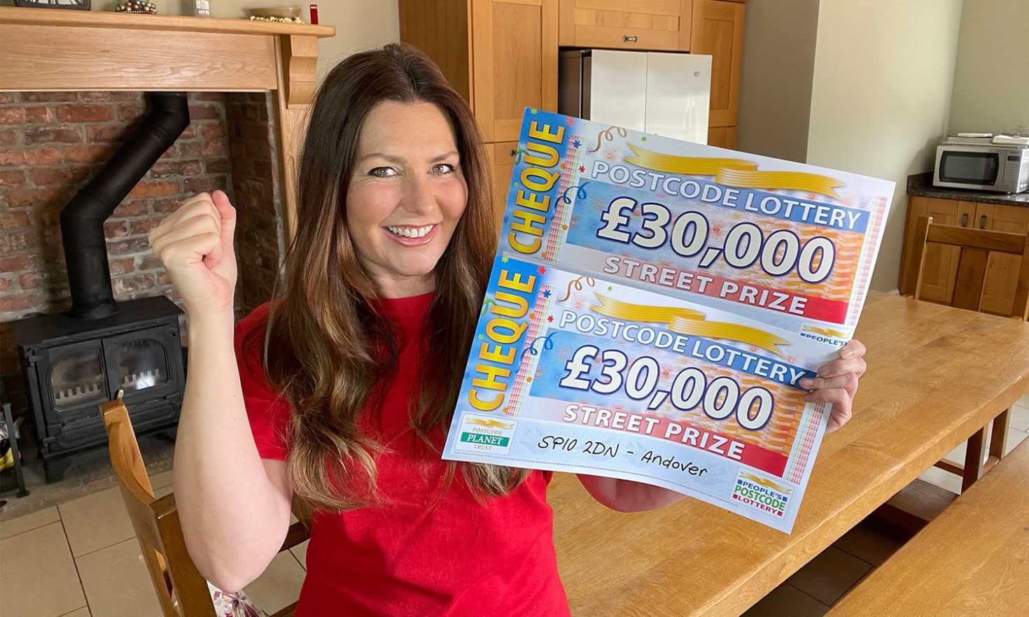 Judie has some amazing £30,000 Street Prizes for today's lucky winners in Andover