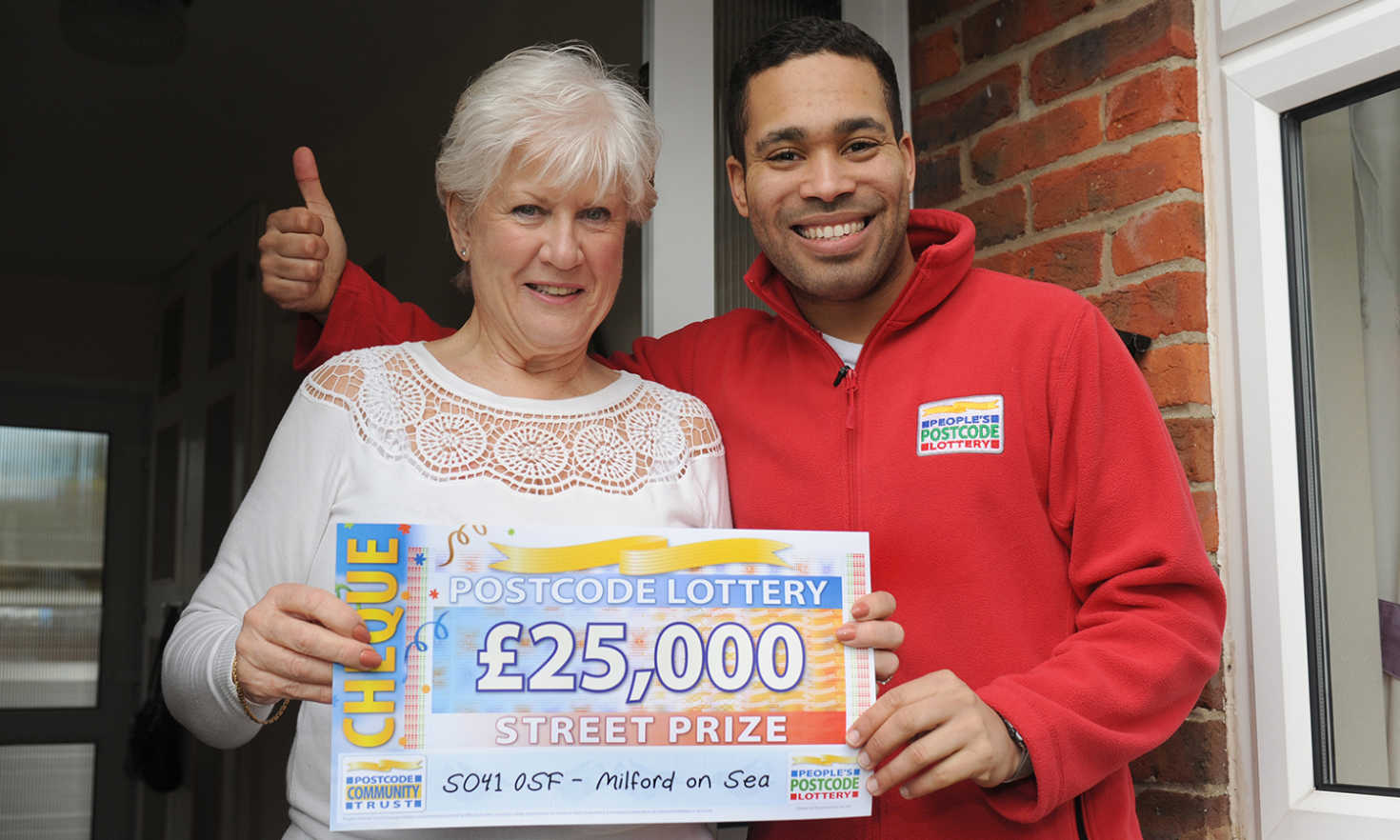 Christine Boyce, who lives in Milford on Sea, has won big in this weekend's Saturday Street Prize