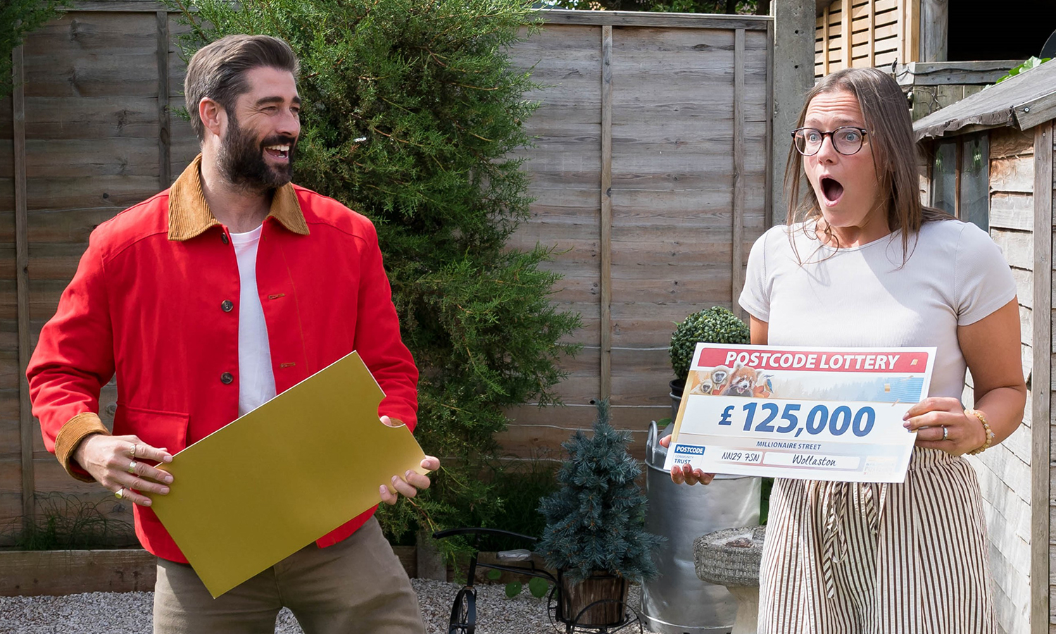Sophie was left gobsmacked when her prize was revealed