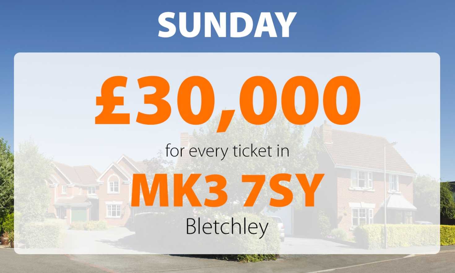 Two Bletchley players have won fabulous £30,000 prizes in Sunday's Street Prize