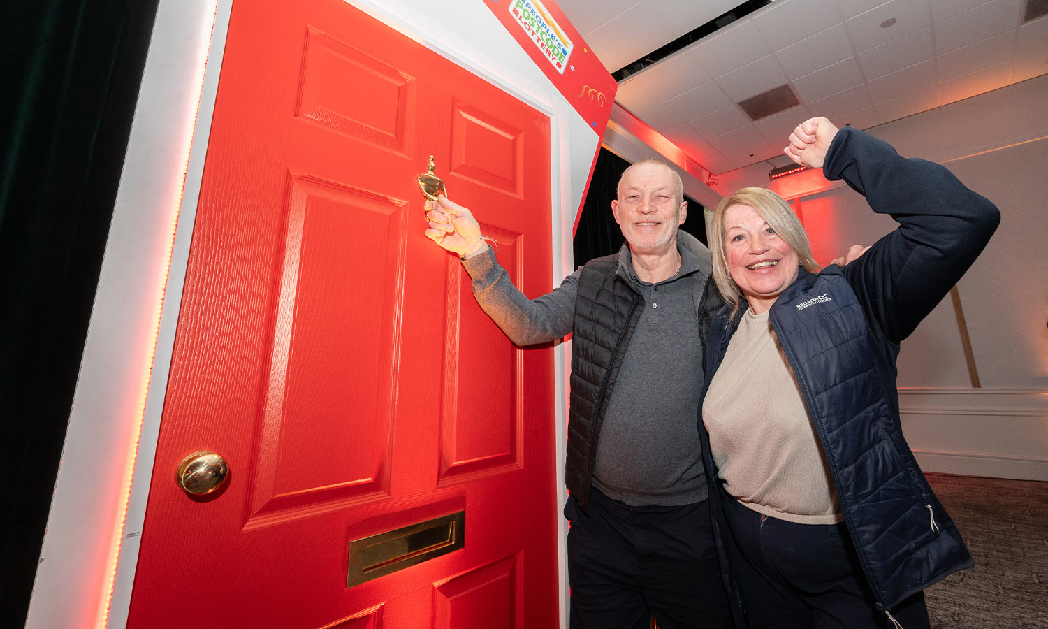 WINNING WILLIS': £6k winner Angie Willis and hubby Kevin are off to Peru