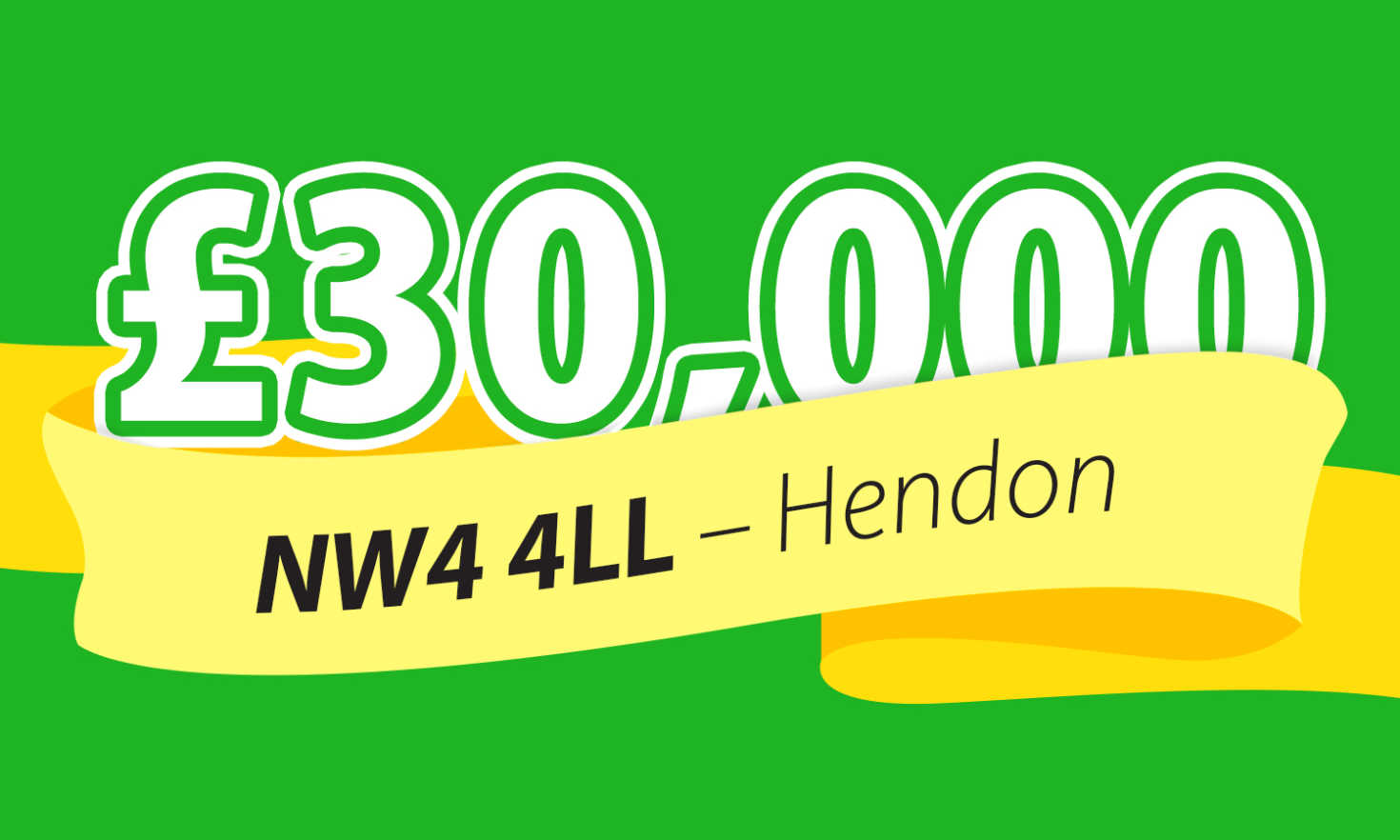 One lucky Hendon player has scooped £30,000 in today's Street Prize