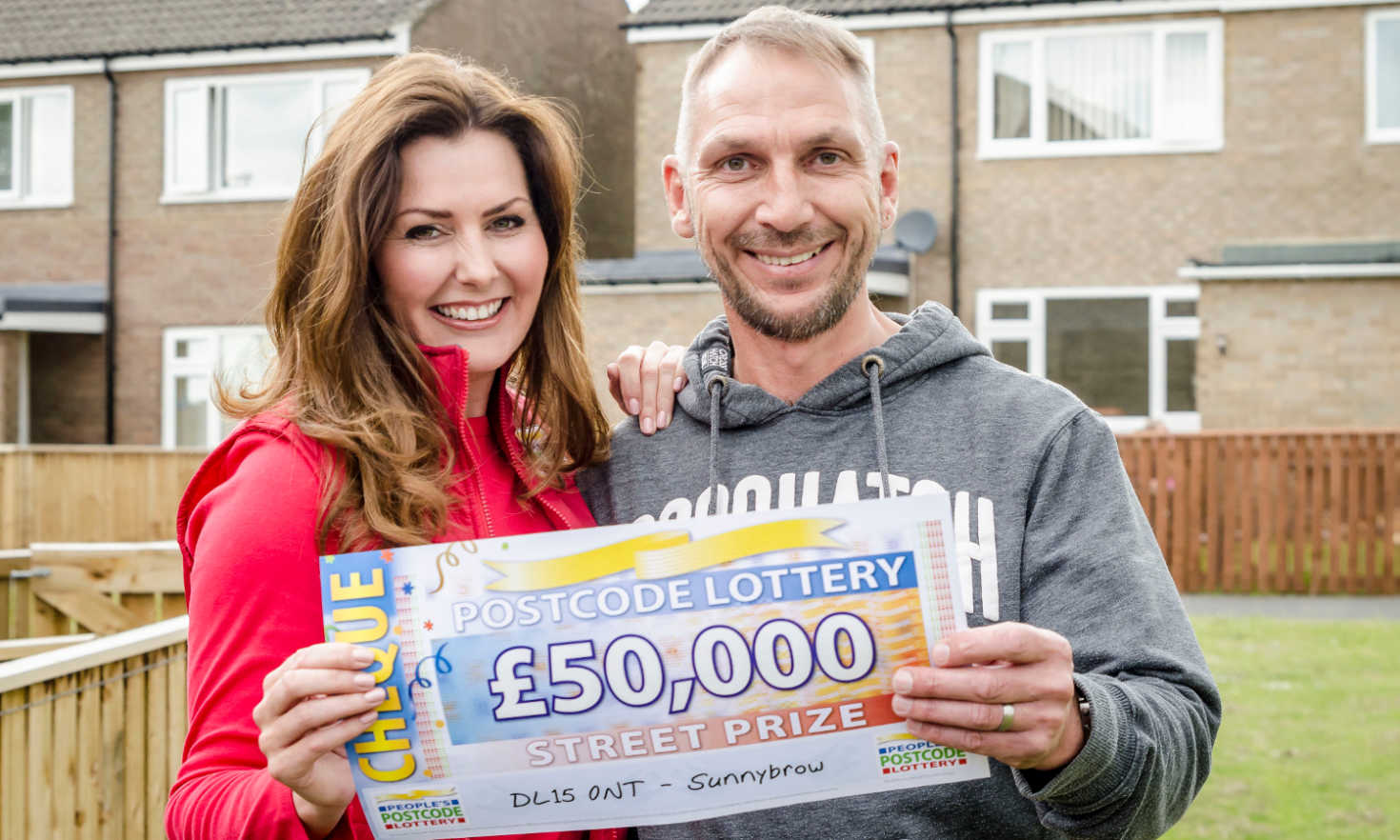 Sunnybrow player Richard Rowell is overjoyed with his £50,000 win