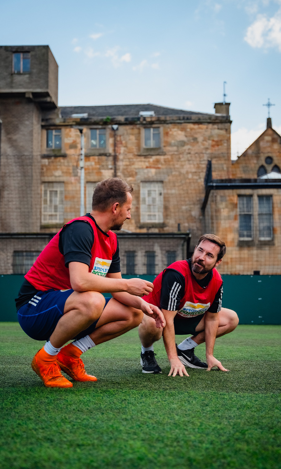 Winning partnership: Martin is a huge supporter of Street Soccer