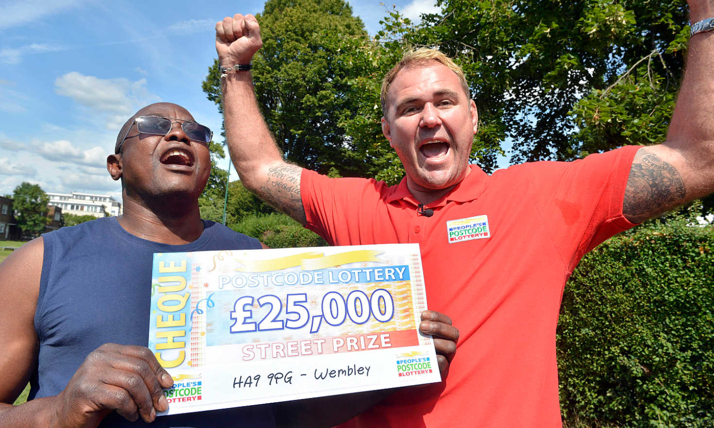 William in Wembley was the proud winner of £25,000 this weekend